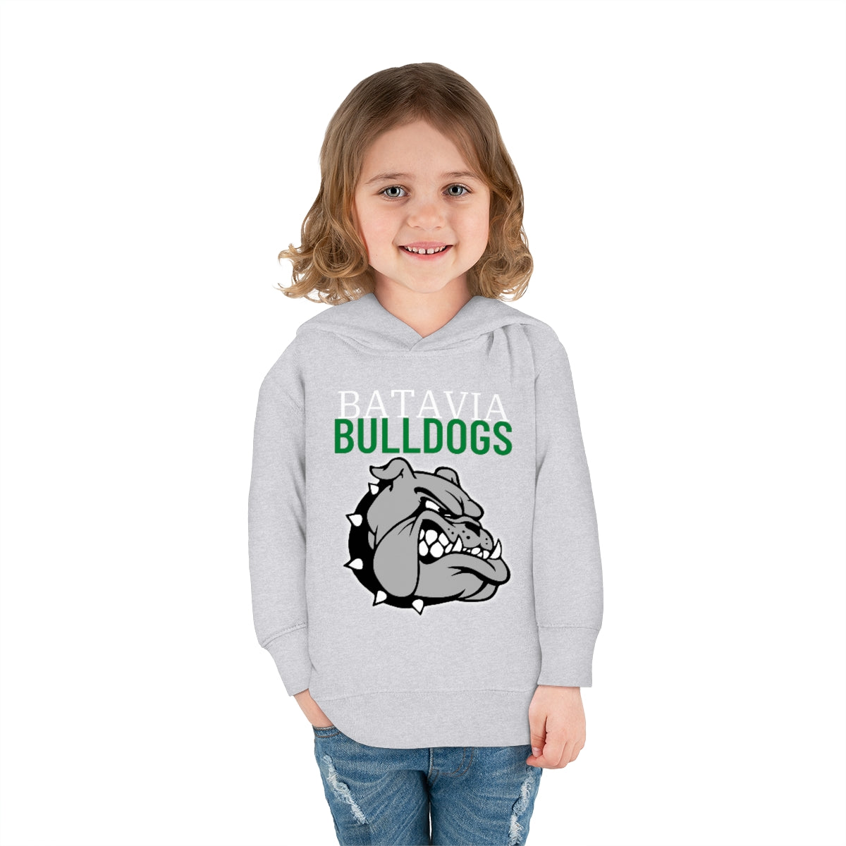 Bulldogs Toddler Pullover Fleece Hoodie