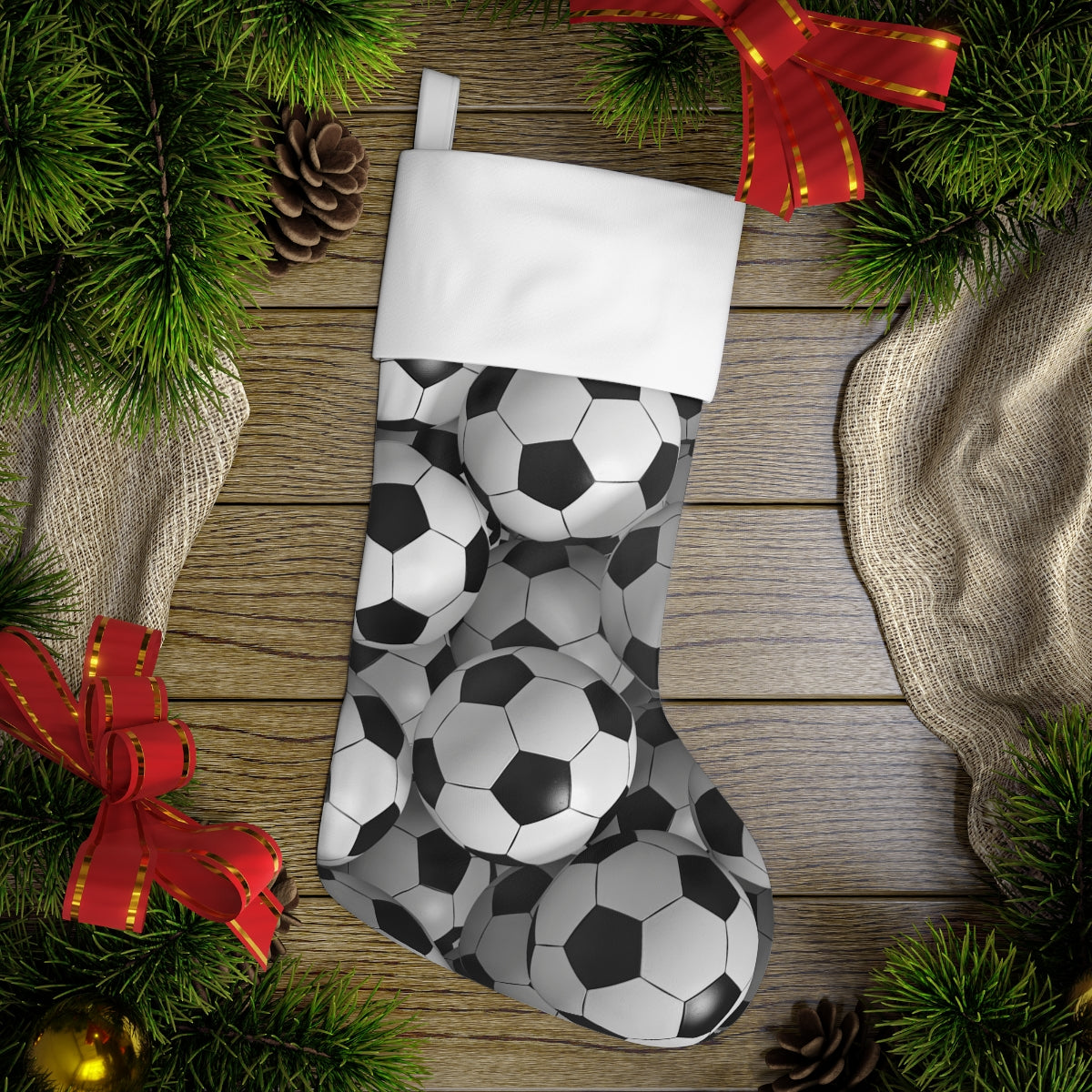 Soccer Holiday Stocking