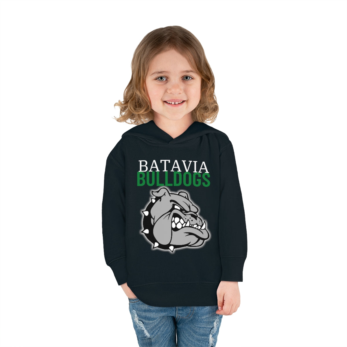 Bulldogs Toddler Pullover Fleece Hoodie