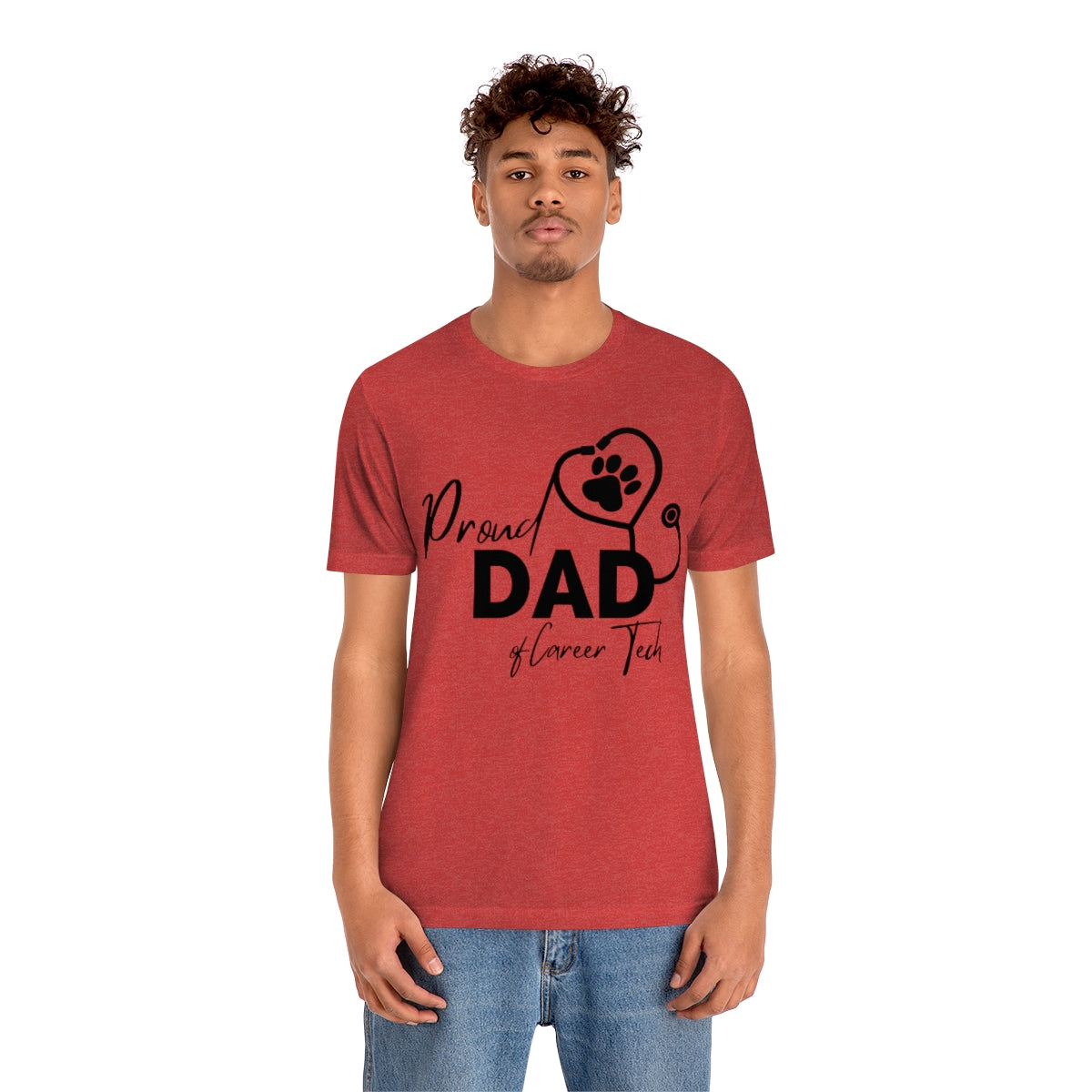 Proud Dad of Career Tech Student  Jersey Short Sleeve Tee