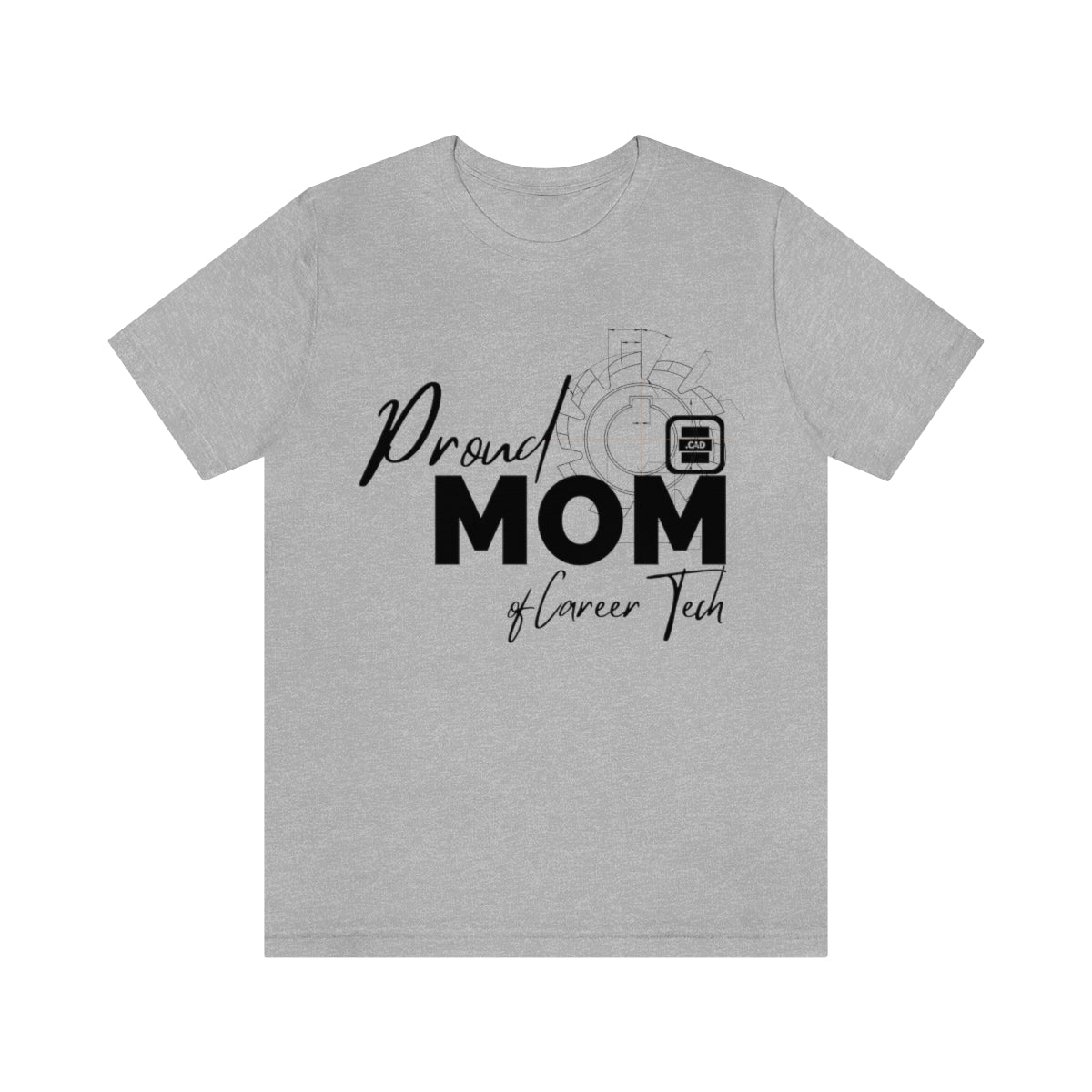 Proud Mom of Career Tech Student Jersey Short Sleeve Tee