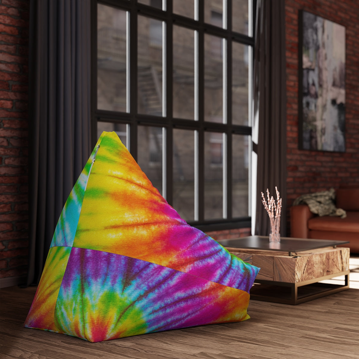 Tie Dye Bean Bag Chair Cover (Filling Sold Separately)