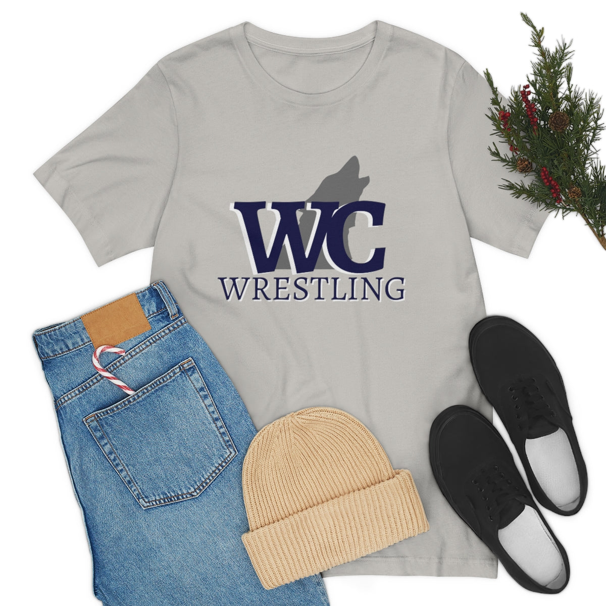 Wrestling Wolves Unisex Jersey Short Sleeve Tee