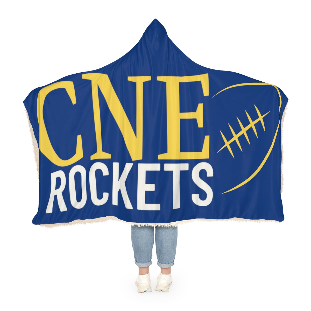 CNE ROCKETS Football Snuggle Blanket