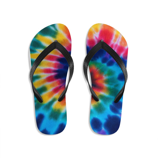 Tie Dye Unisex Flip-Flops