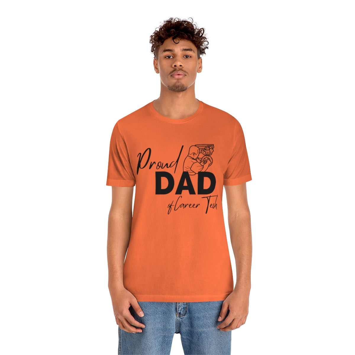 Proud Dad of Career Tech Student  Jersey Short Sleeve Tee