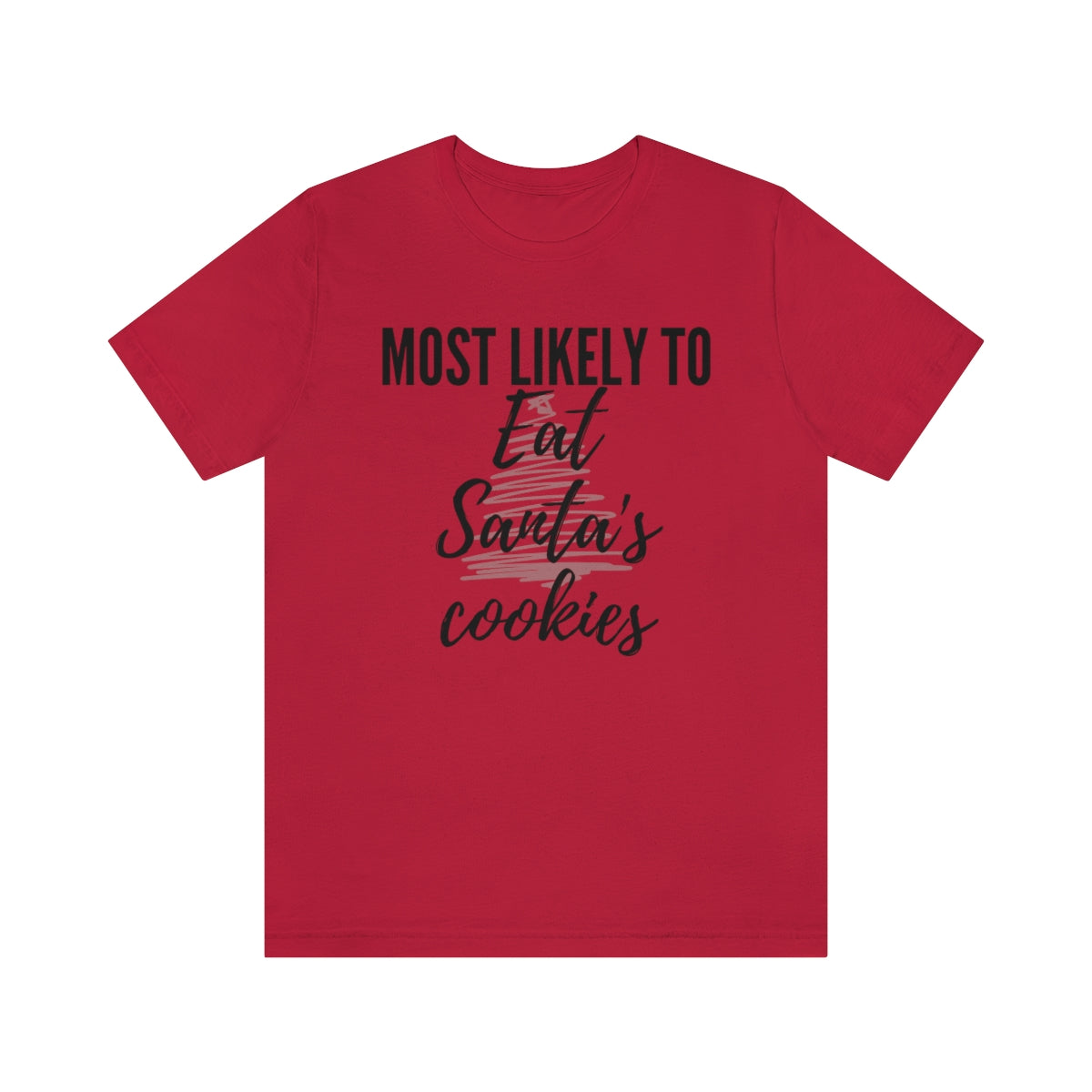 Santa's Cookies Unisex Jersey Short Sleeve Tee