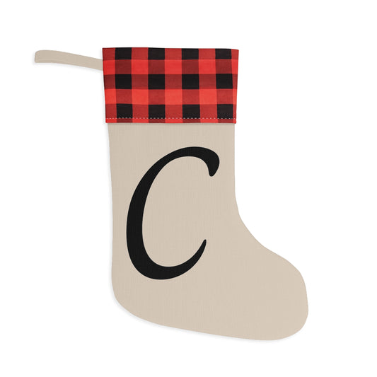 "C" Christmas Stocking