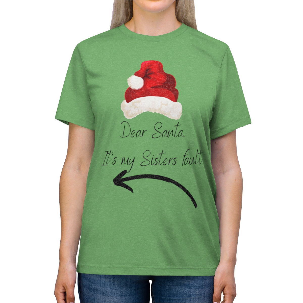 Dear Santa Unisex Triblend Tee