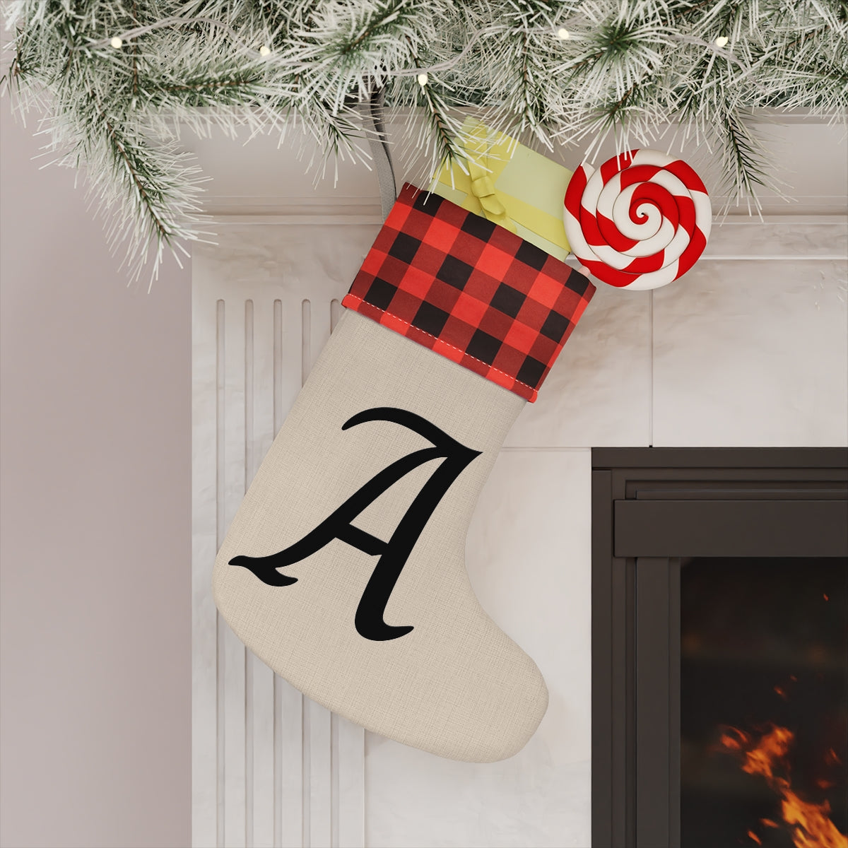 "A" Christmas Stocking