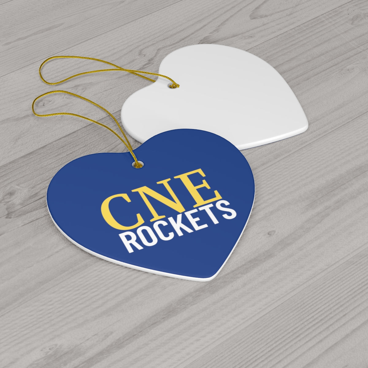 Rockets Ceramic Ornament, 4 Shapes