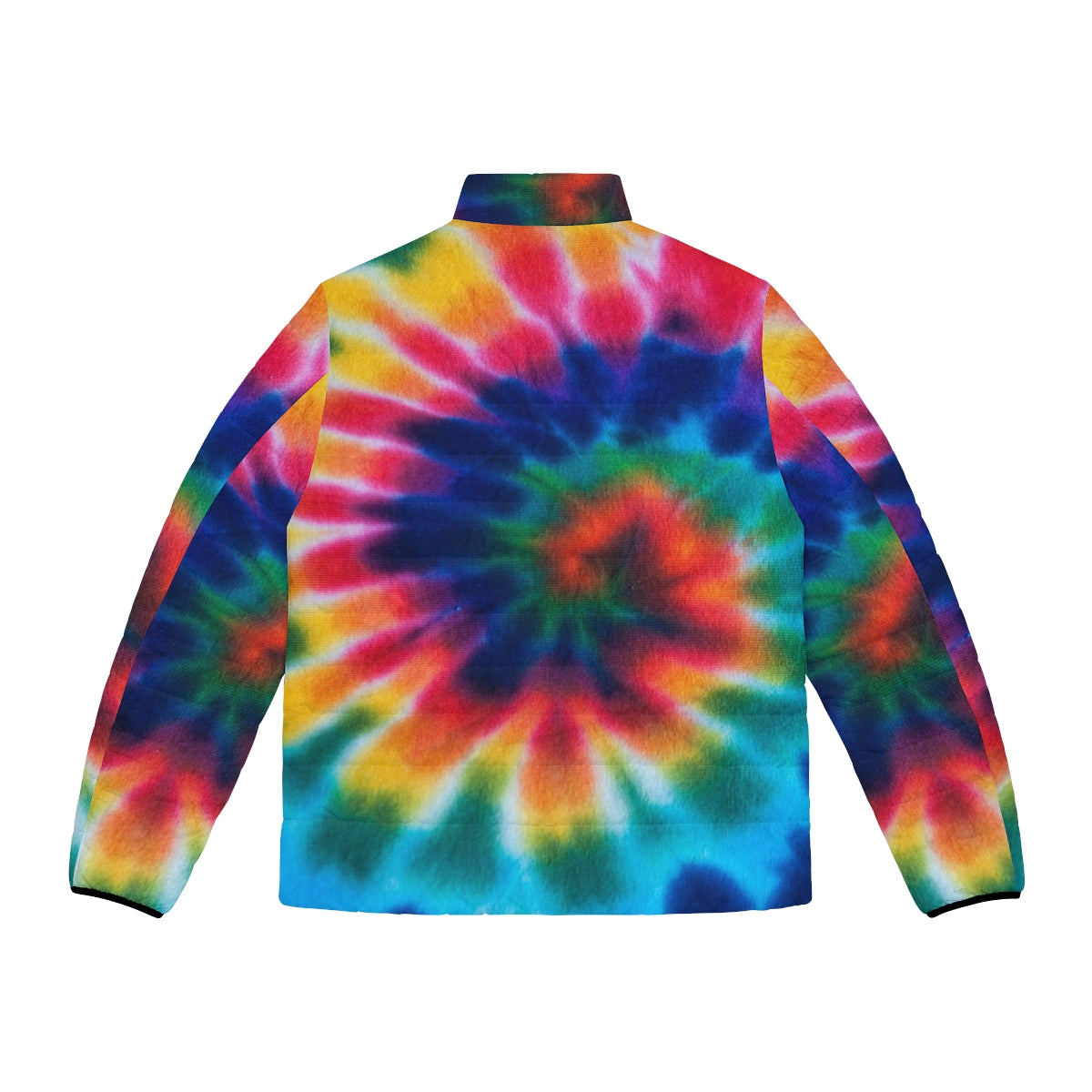 Tie Dye Men's Puffer Jacket (AOP)