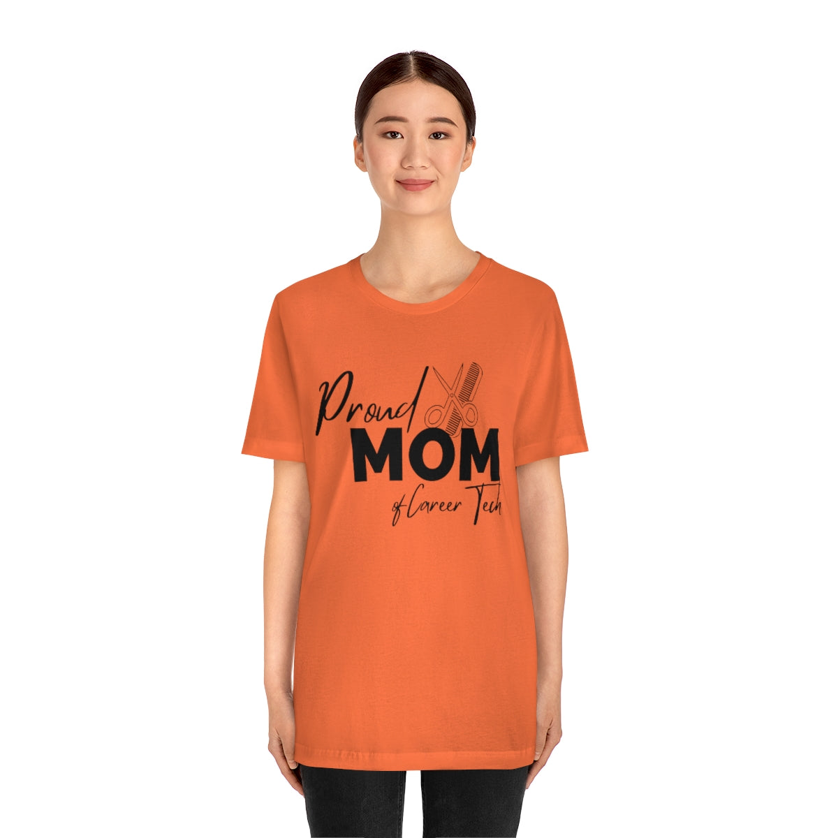 Proud Mom of Career Tech Student Unisex Jersey Short Sleeve Tee