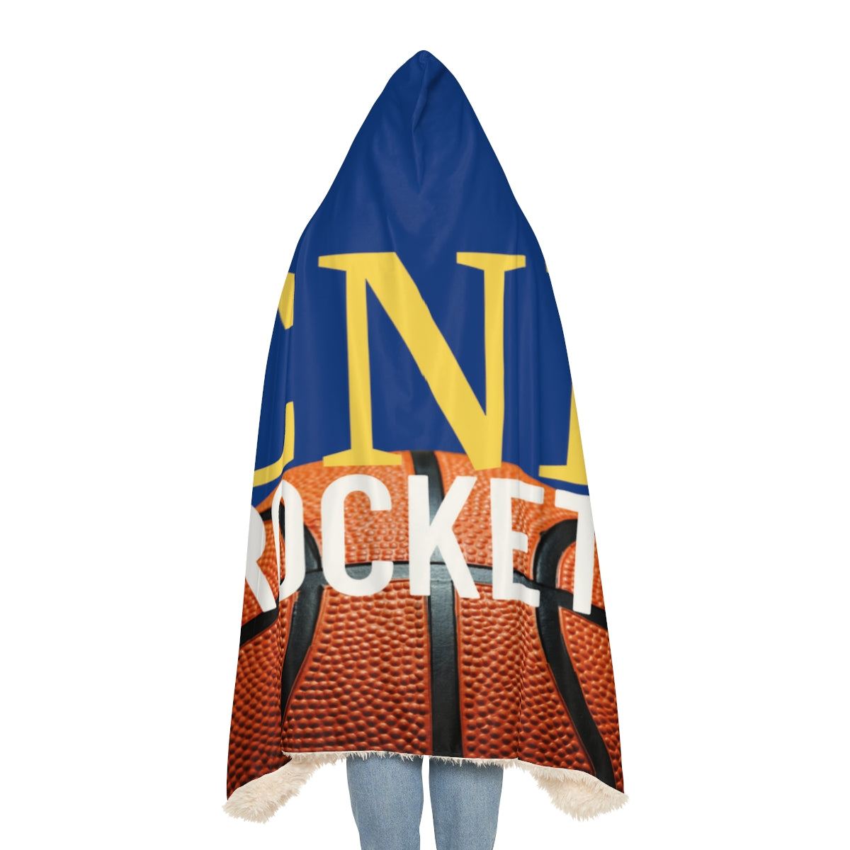 CNE ROCKETS Basketball Snuggle Blanket