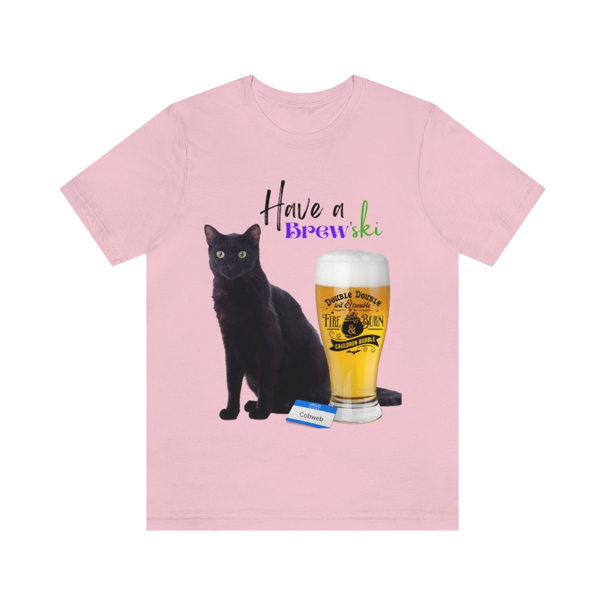 Black Cat Unisex Jersey Short Sleeve Tee