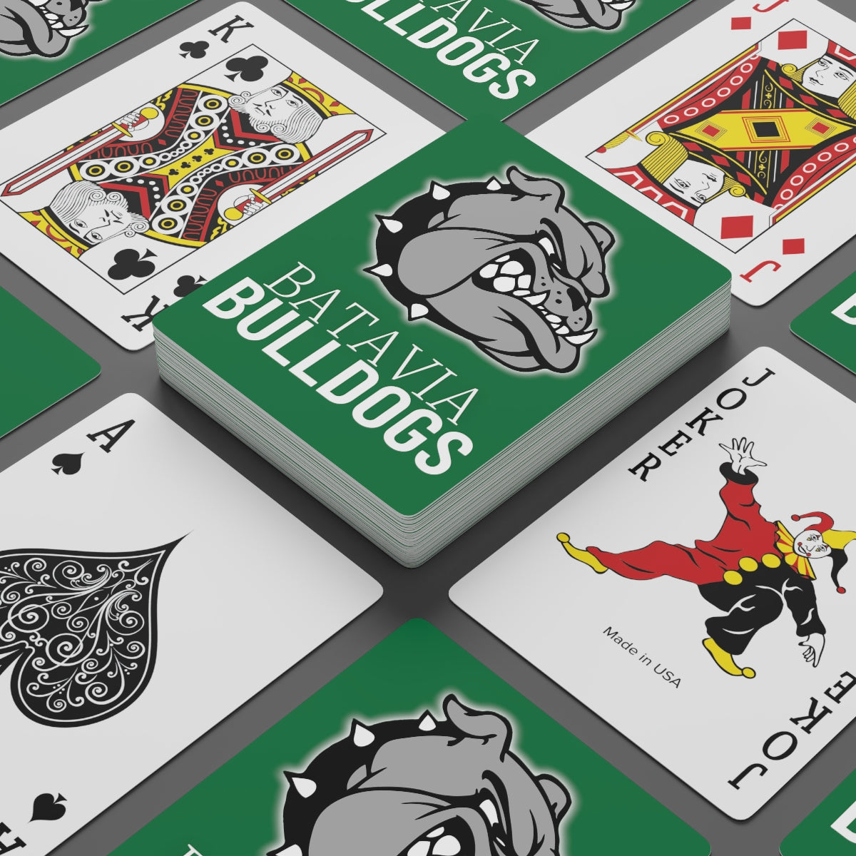 Bulldog Custom Poker Cards