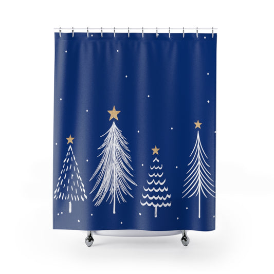 Christmas Tree Shower Curtains