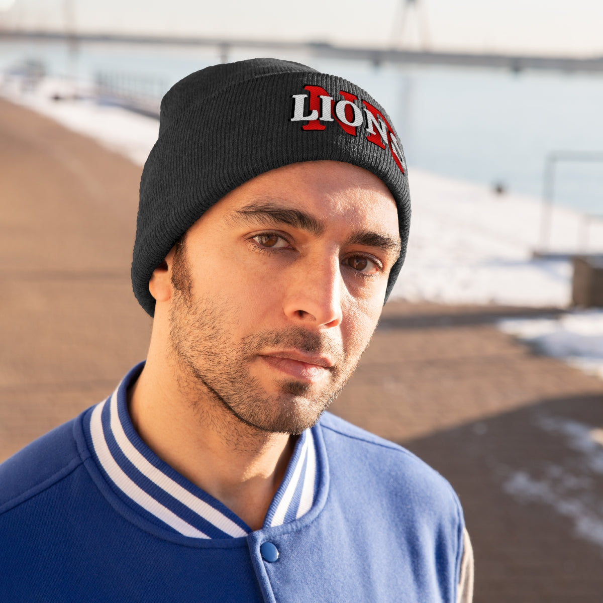 Lions Knit Beanie