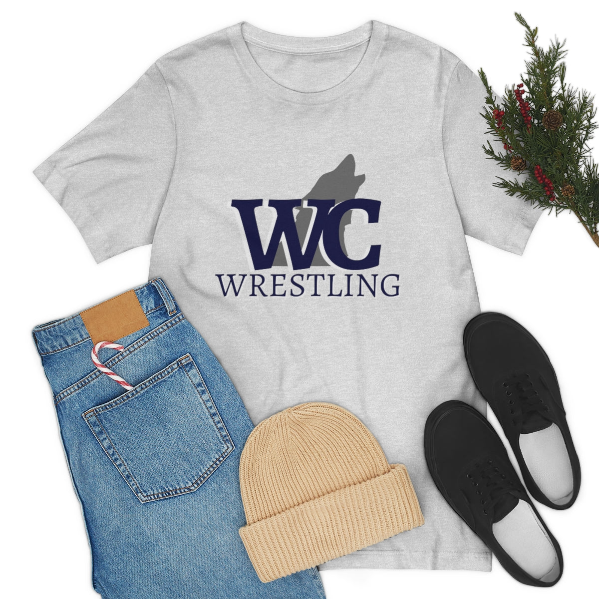 Wrestling Wolves Unisex Jersey Short Sleeve Tee