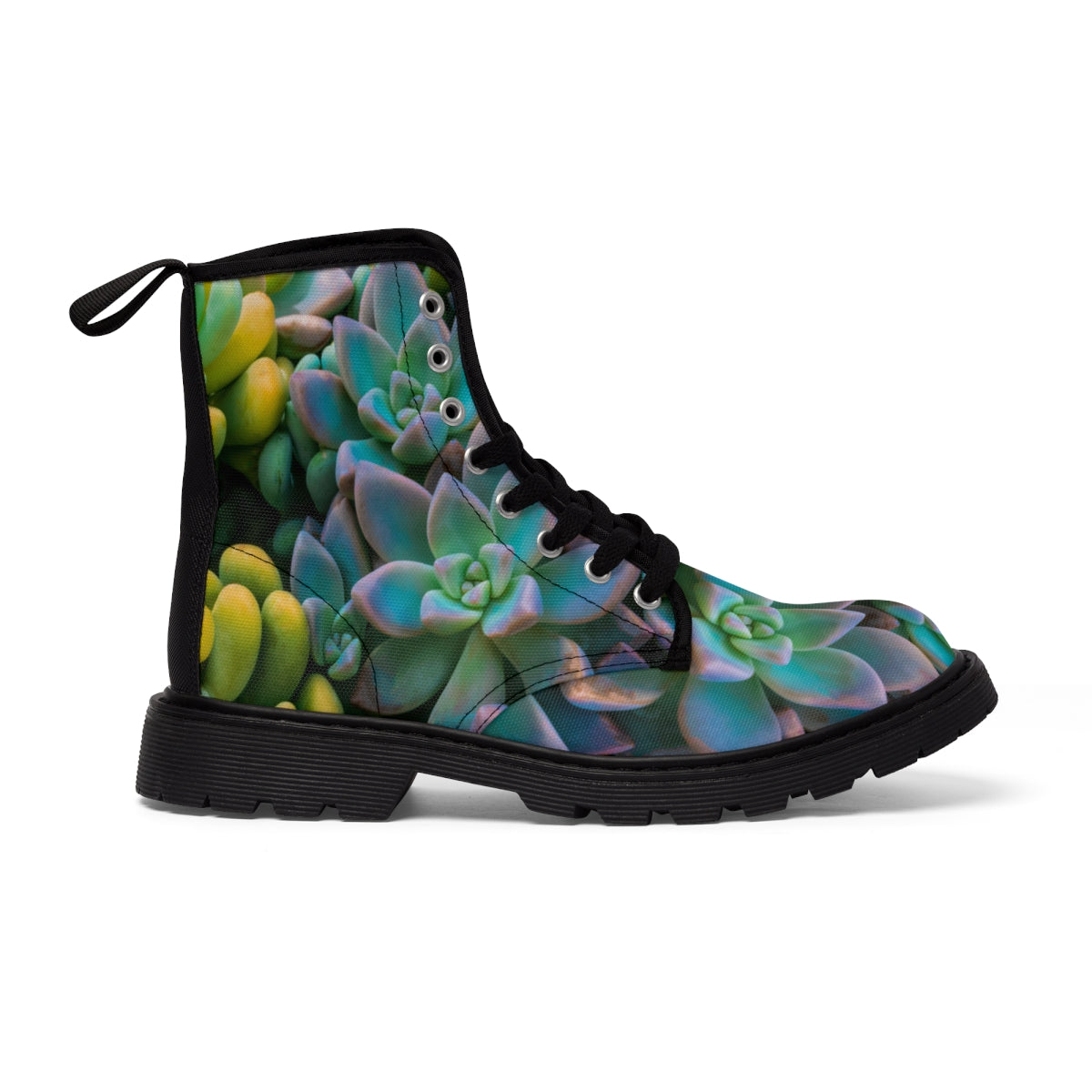 Succulent Women's Canvas Boots