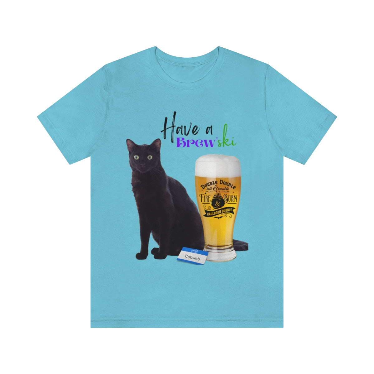 Black Cat Unisex Jersey Short Sleeve Tee