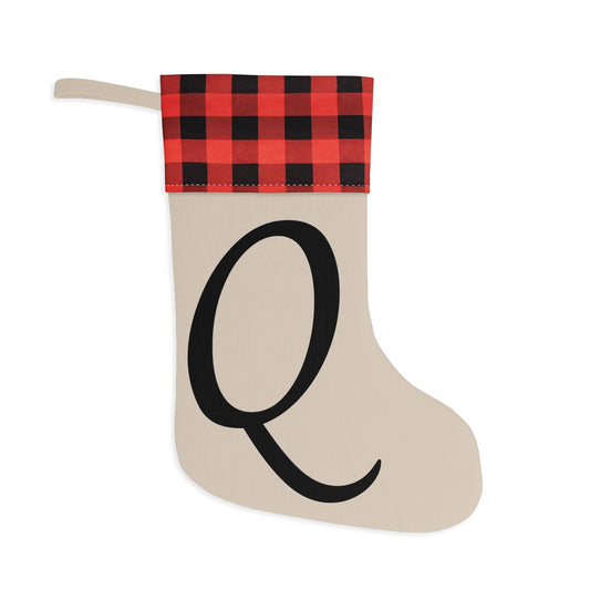 "Q" Christmas Stocking