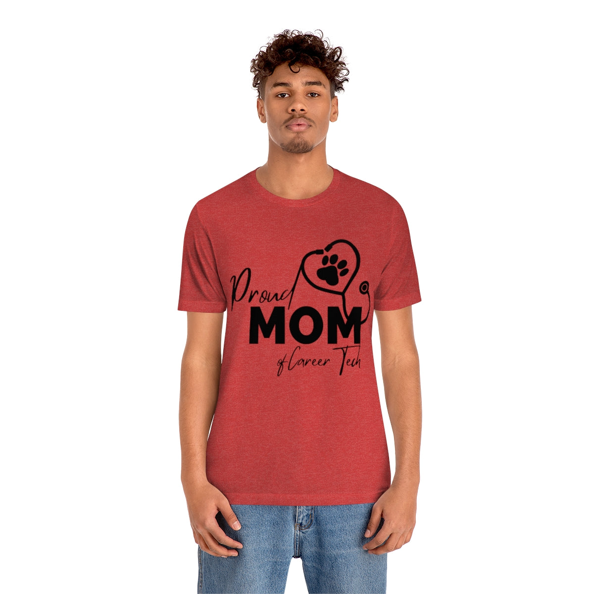 Proud Mom of Career Tech Student Unisex Jersey Short Sleeve Tee