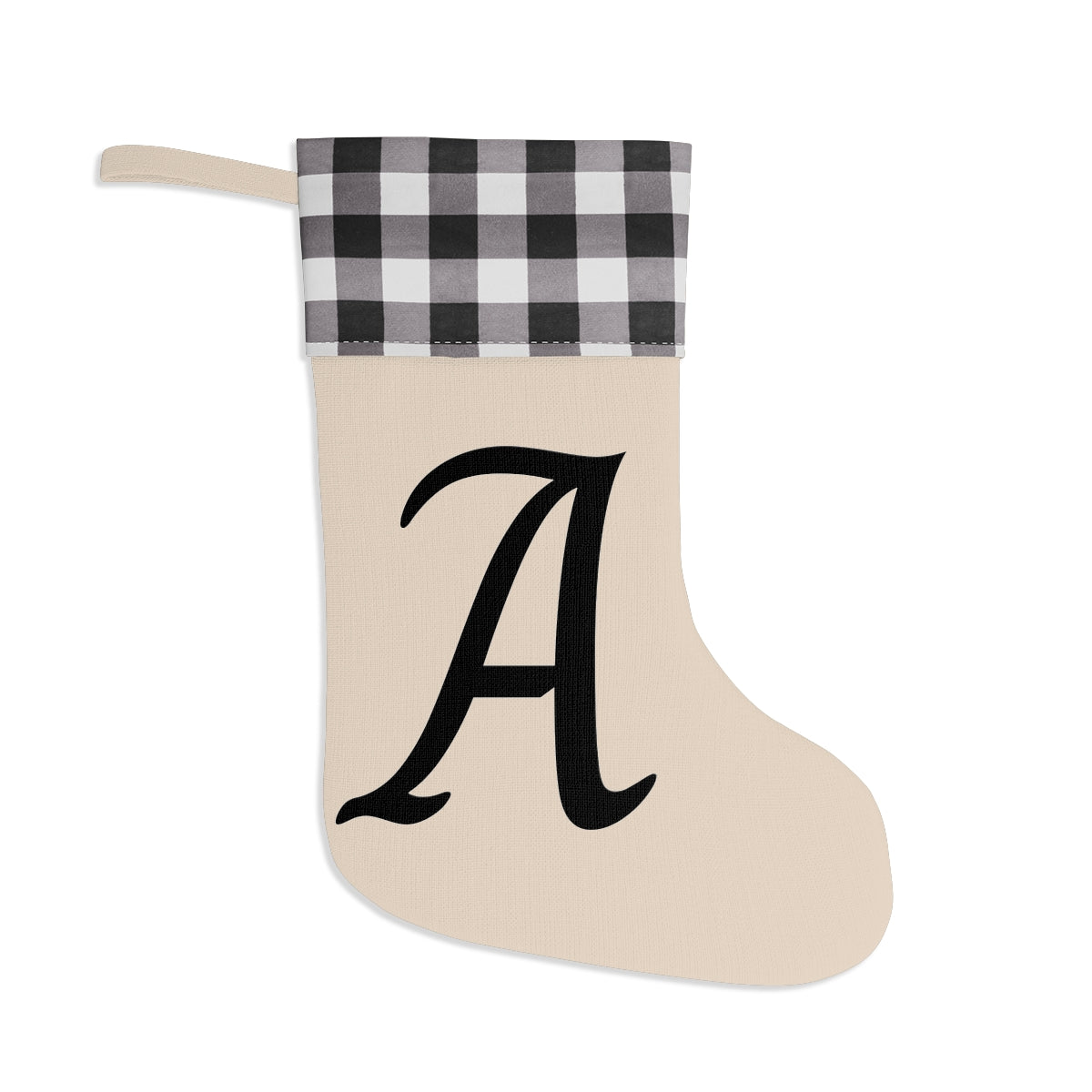 "A" Christmas Stocking