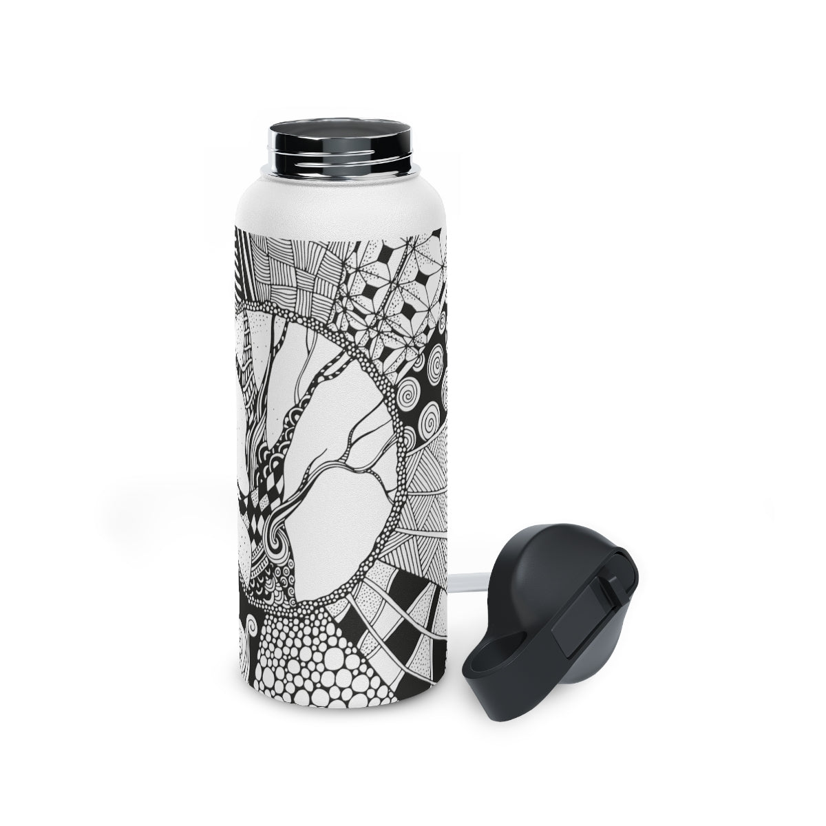 Stainless Steel Water Bottle, Standard Lid