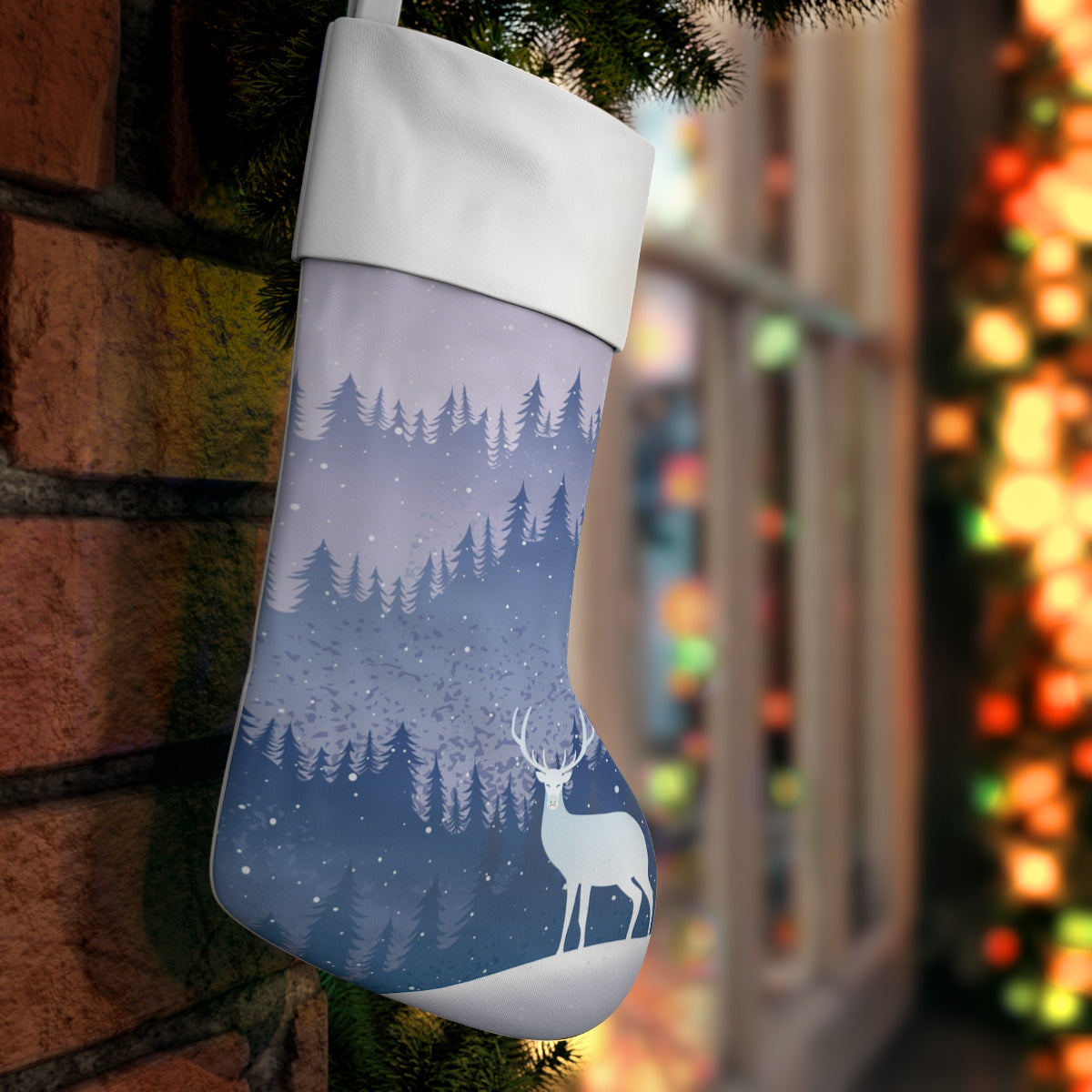 Deer Holiday Stocking