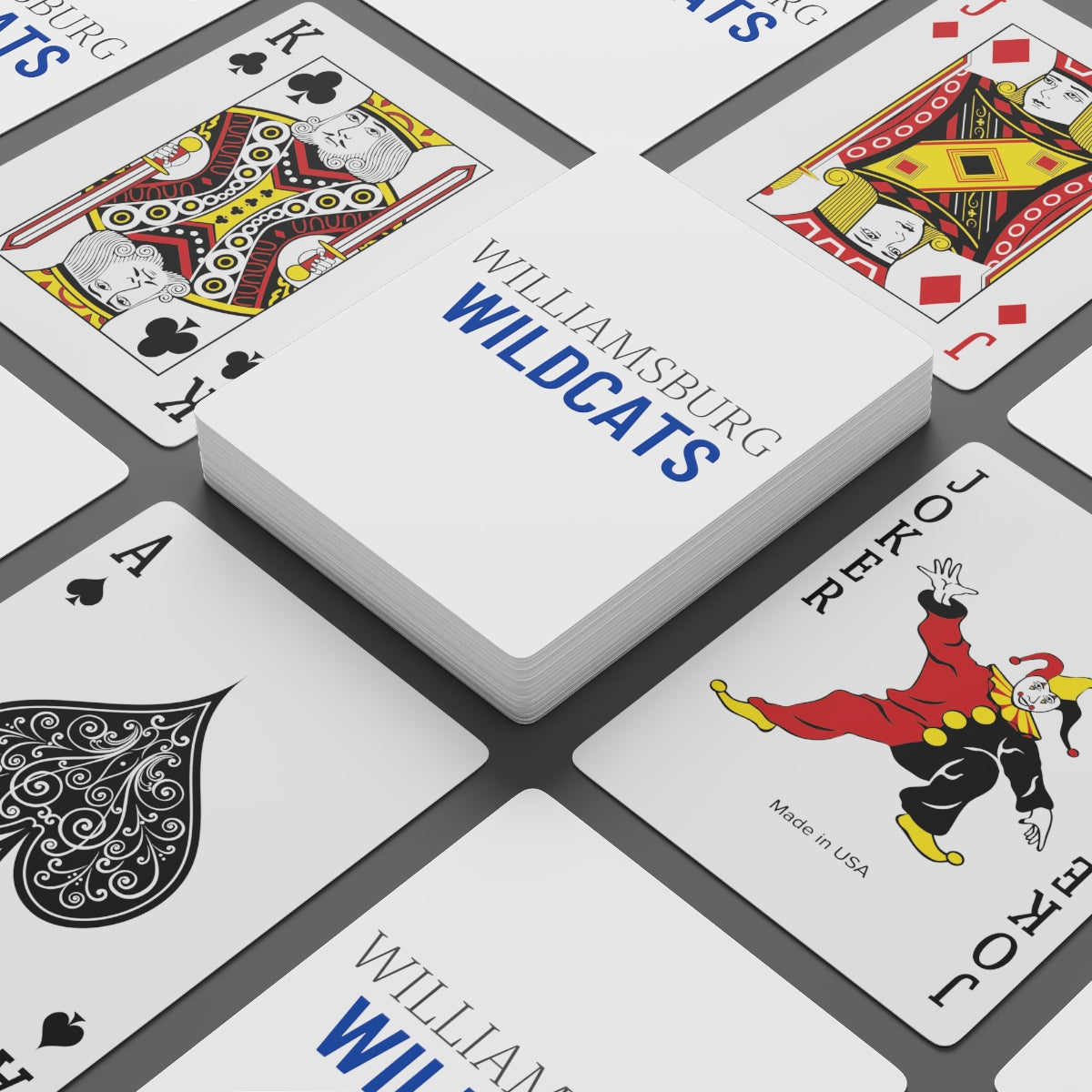 Wildcats Custom Poker Cards