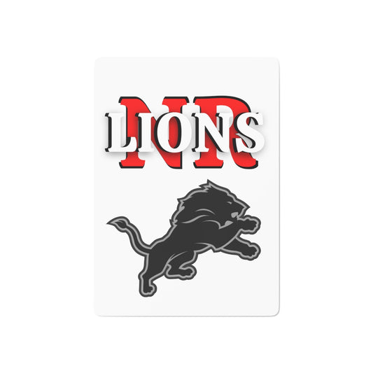 Lions Custom Poker Cards