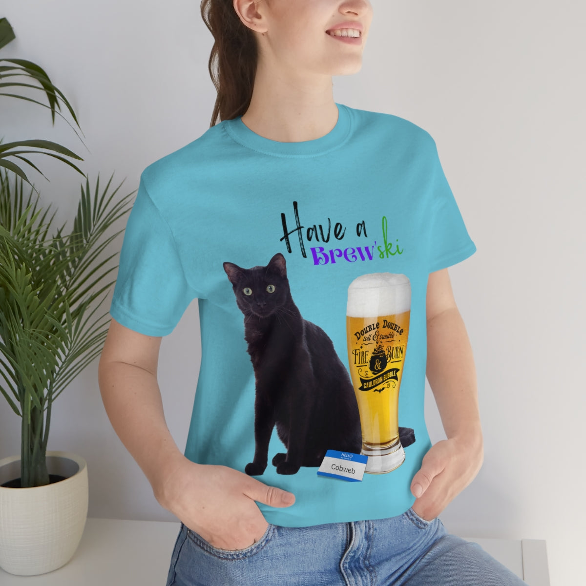 Black Cat Unisex Jersey Short Sleeve Tee