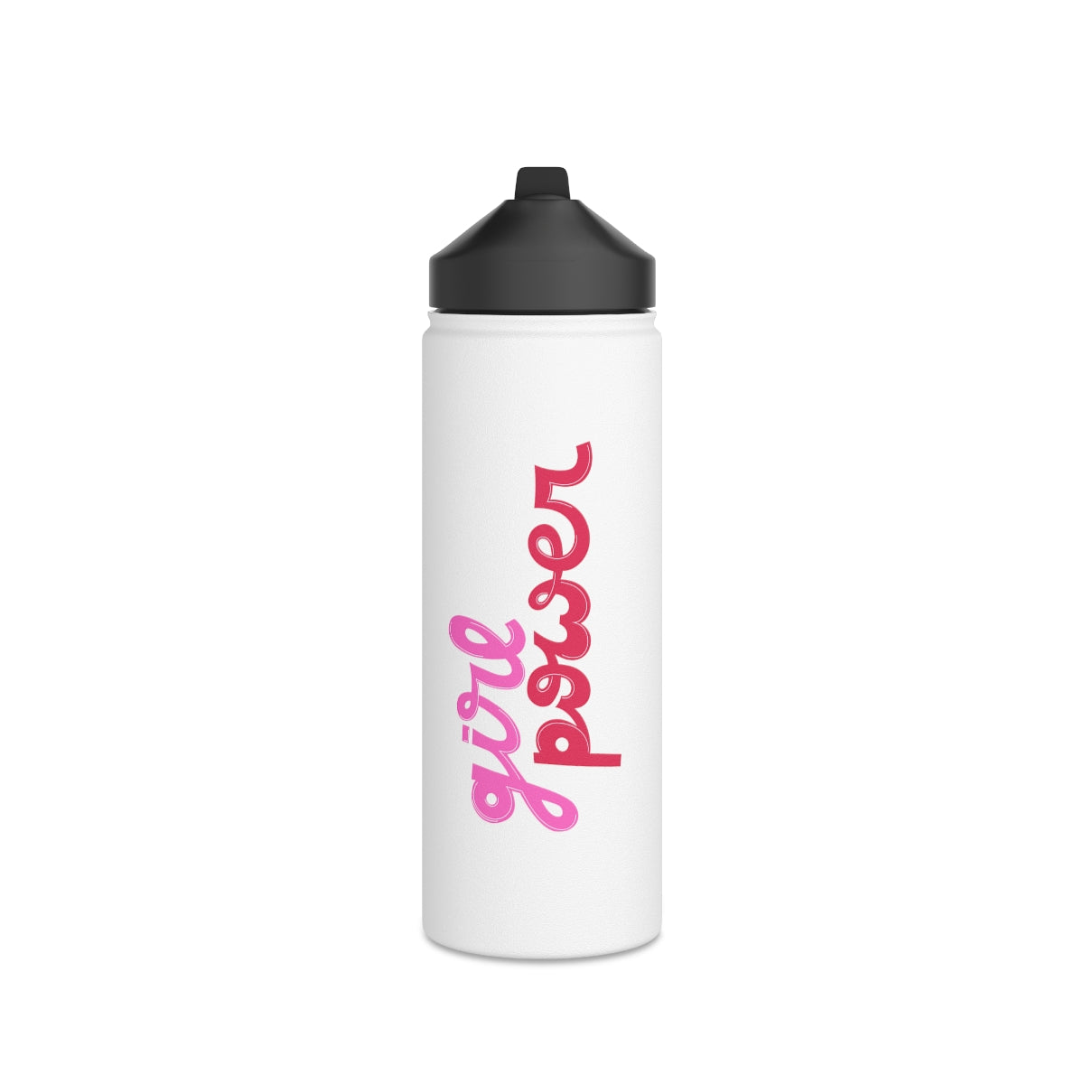 Girl Power Stainless Steel Water Bottle, Standard Lid