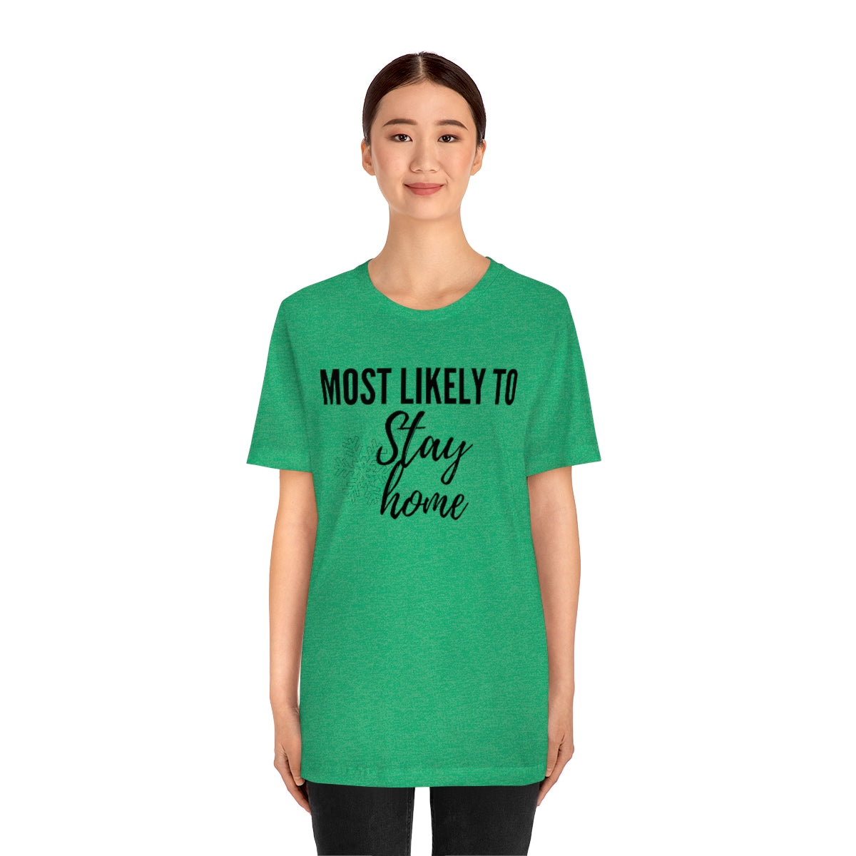 Stay home Unisex Jersey Short Sleeve Tee