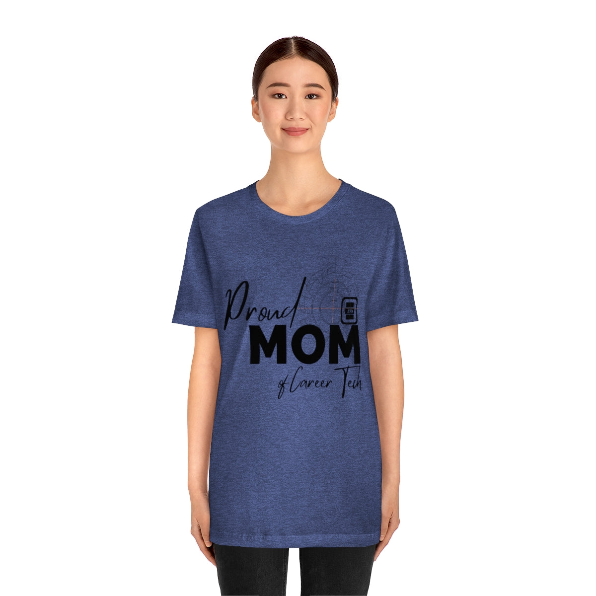 Proud Mom of Career Tech Student Jersey Short Sleeve Tee