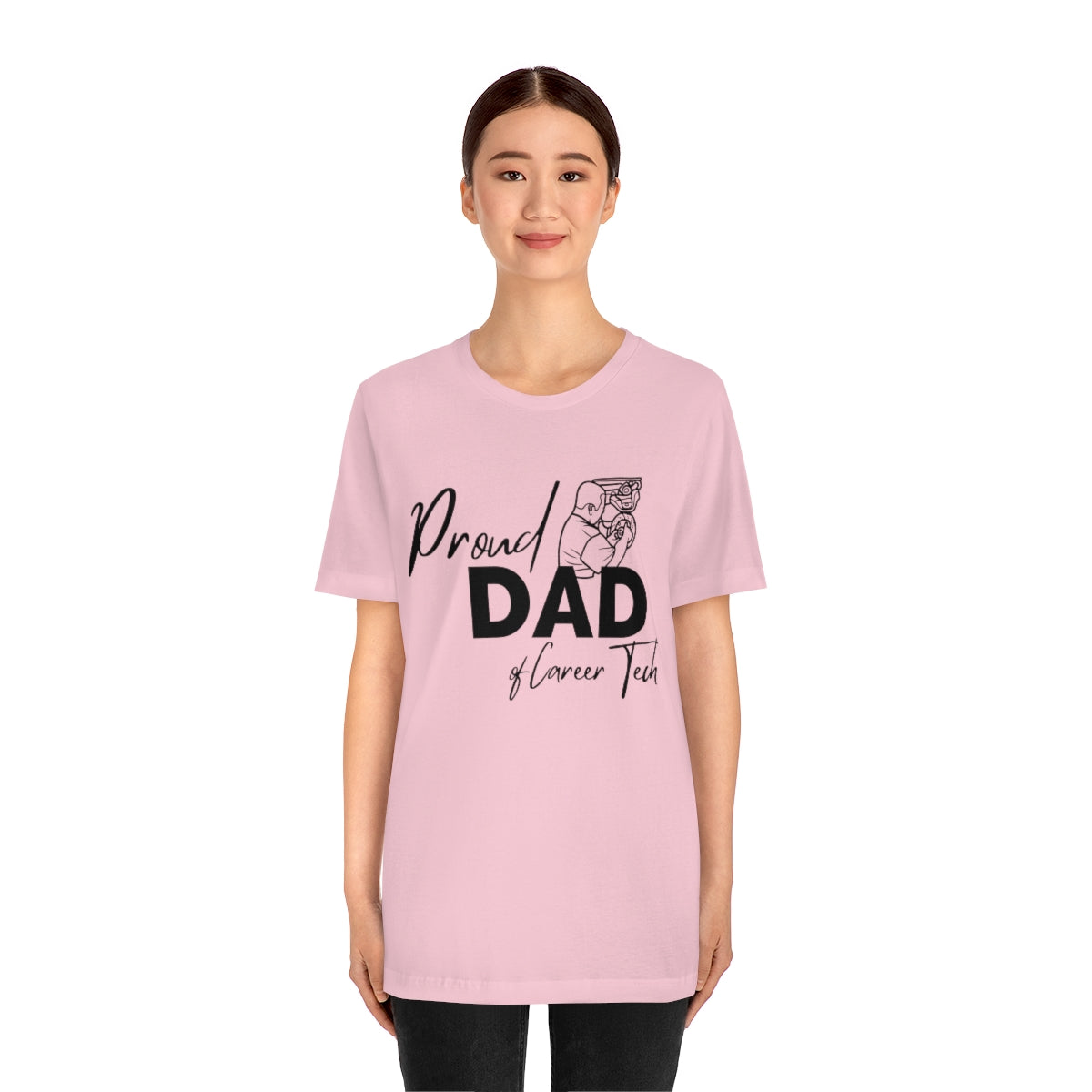 Proud Dad of Career Tech Student  Jersey Short Sleeve Tee