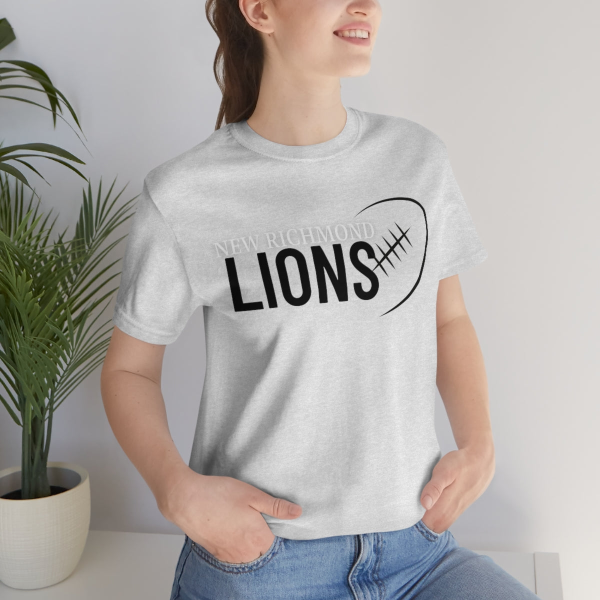 Lions Football Unisex Jersey Short Sleeve Tee