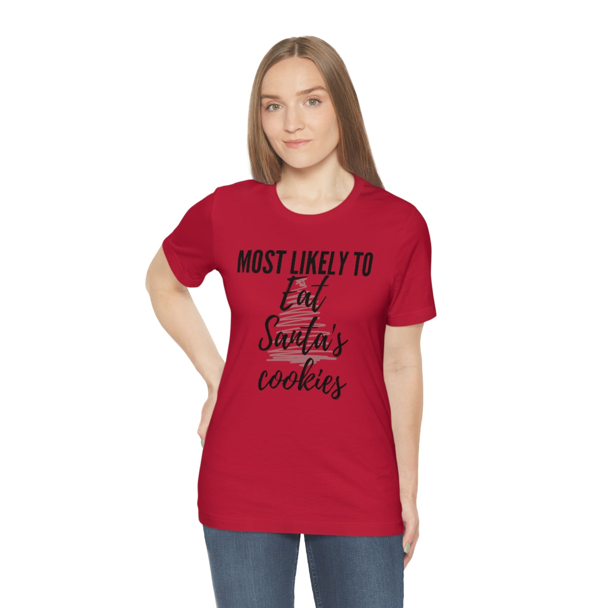 Santa's Cookies Unisex Jersey Short Sleeve Tee