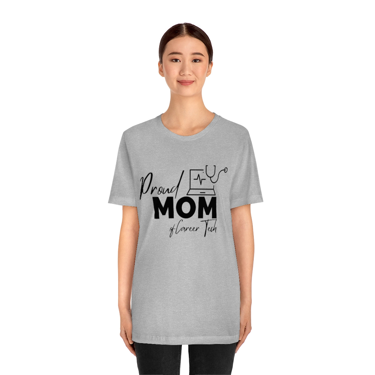 Proud Mom of Career Tech Student Unisex Jersey Short Sleeve Tee