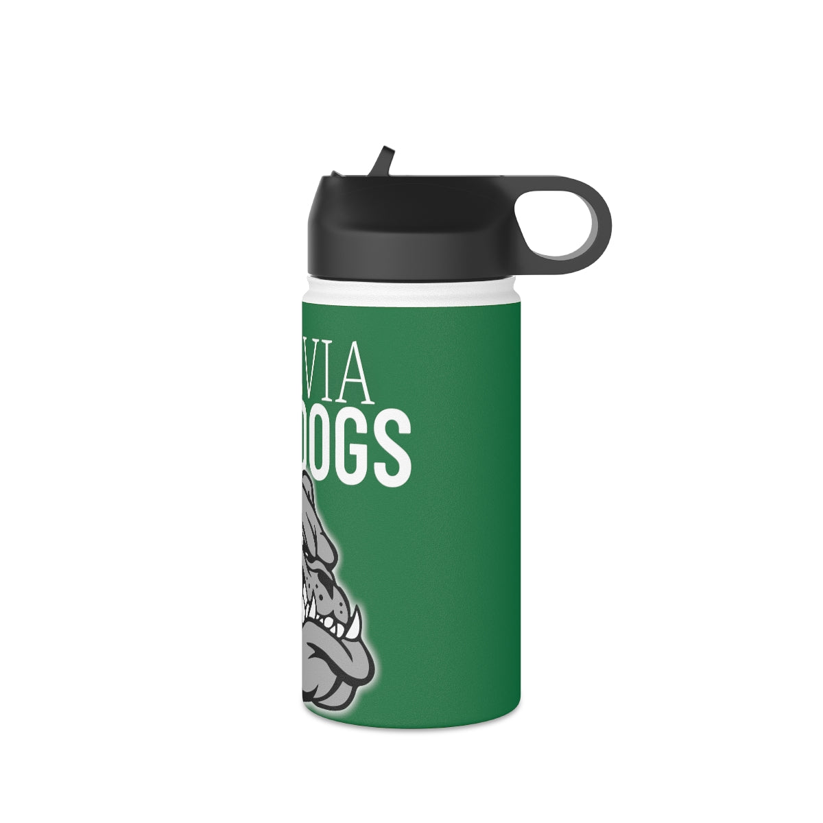 Bulldogs Stainless Steel Water Bottle, Standard Lid