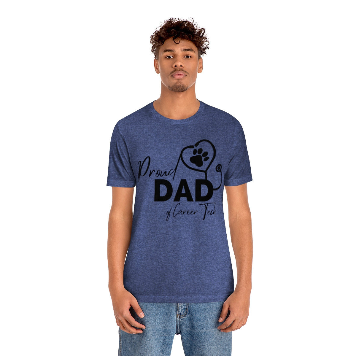 Proud Dad of Career Tech Student  Jersey Short Sleeve Tee