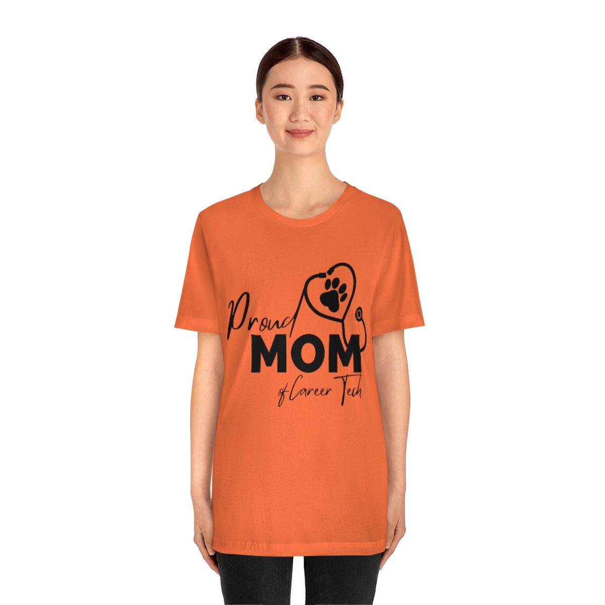 Proud Mom of Career Tech Student Unisex Jersey Short Sleeve Tee