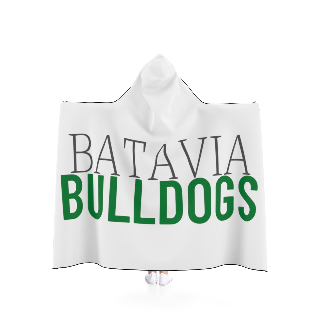 Bulldog Hooded Blanket