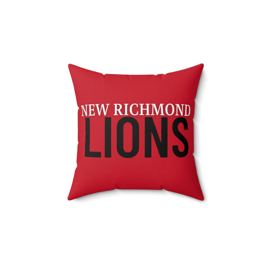 Lions Spun Polyester Square Pillow