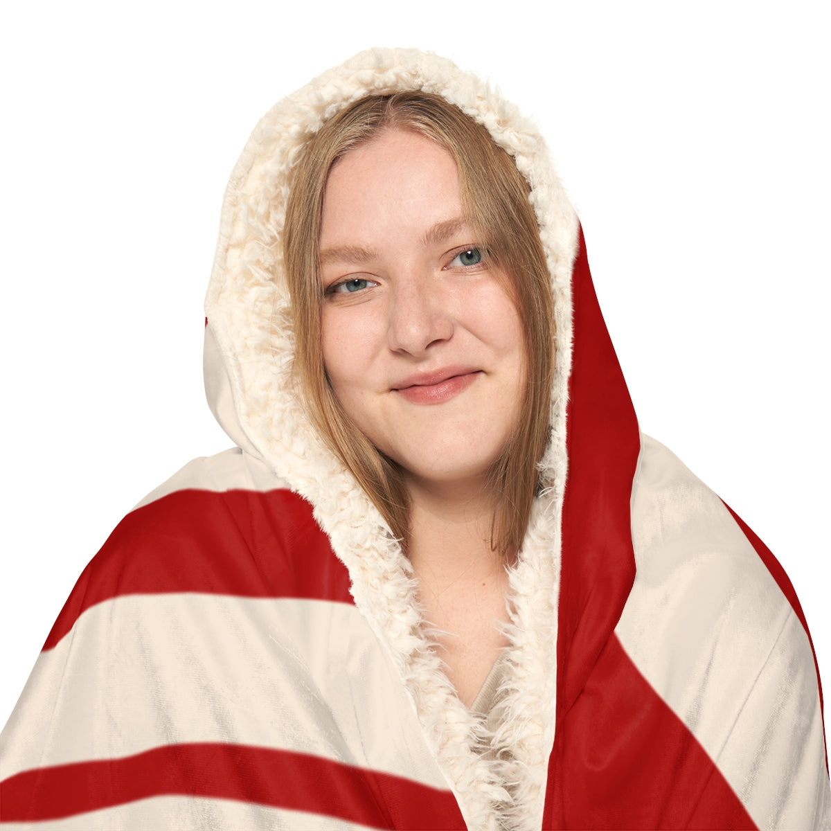 Candy Cane Snuggle Blanket