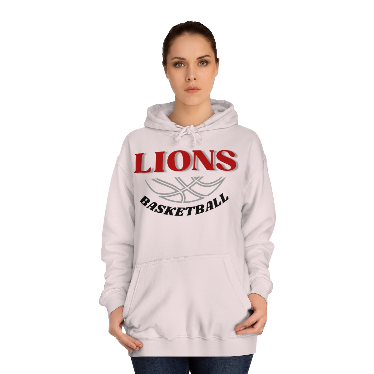 Lions Unisex College Basketball  Hoodie