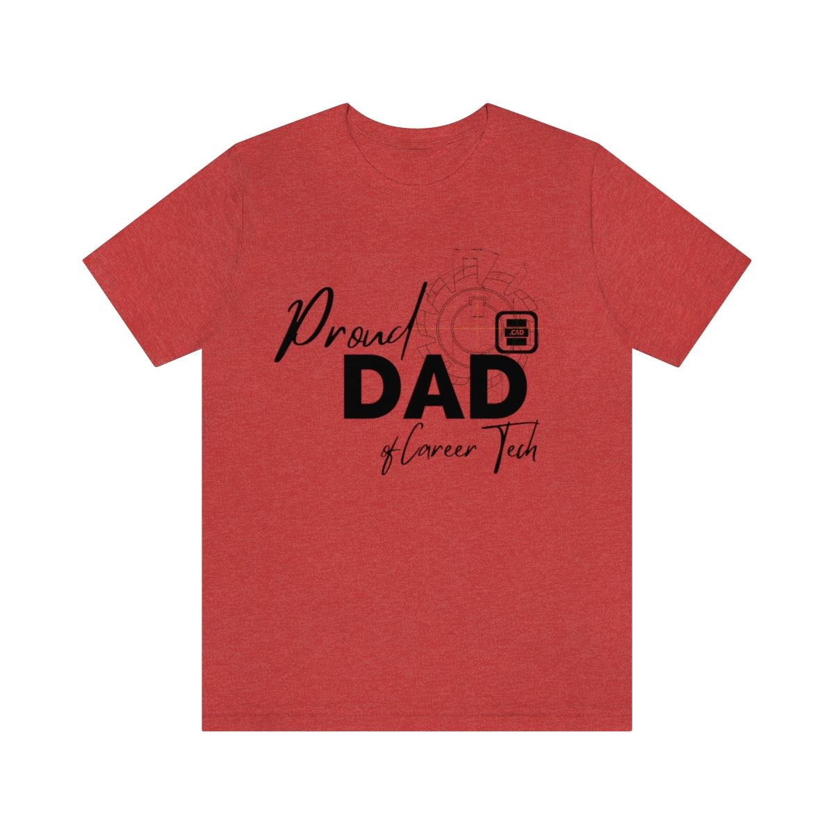 Proud Dad of Career Tech Student Jersey Short Sleeve Tee