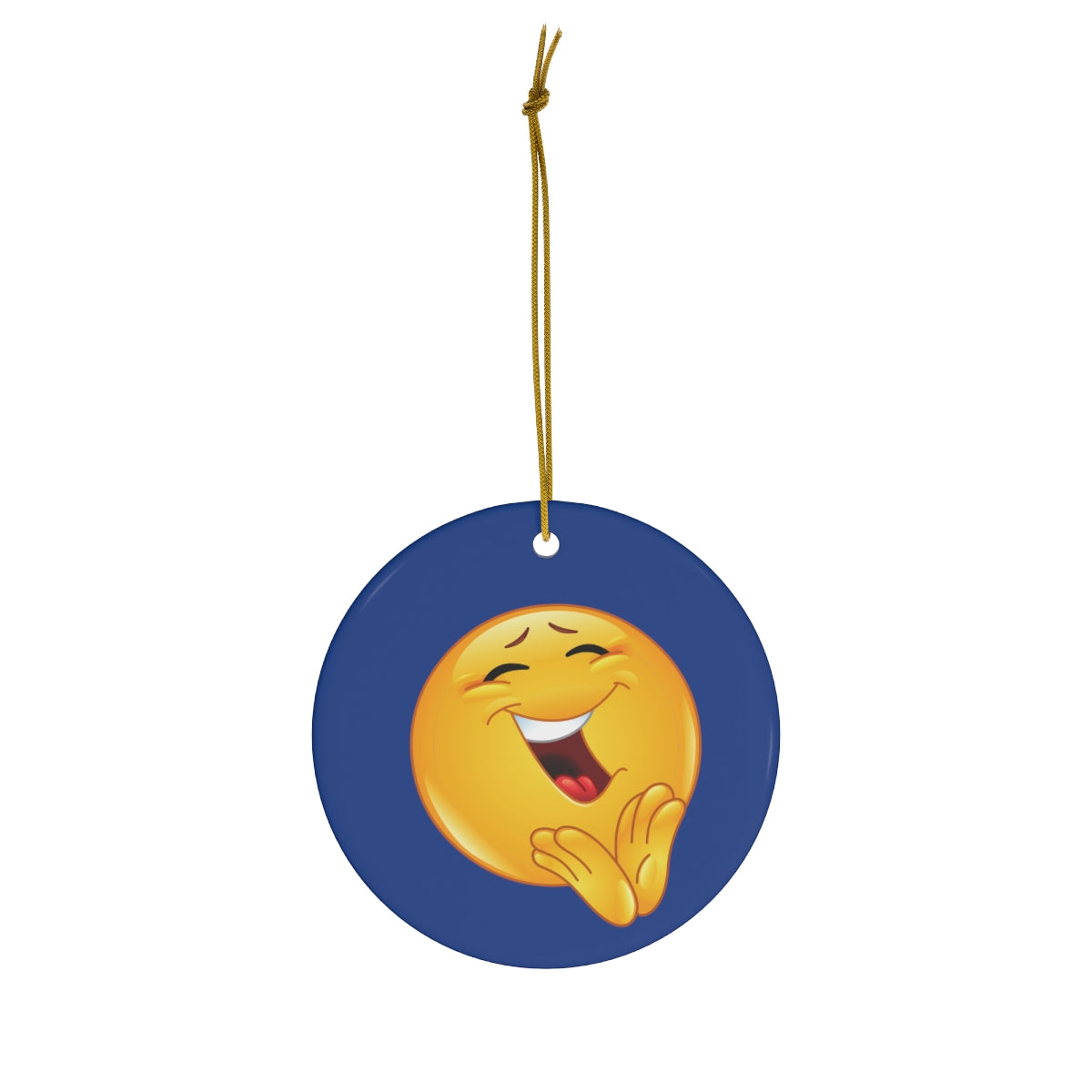 Emoji  Ceramic Ornament, 4 Shapes