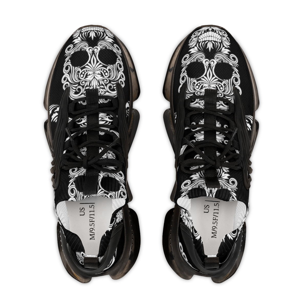 Skull Men's Mesh Sports Sneakers